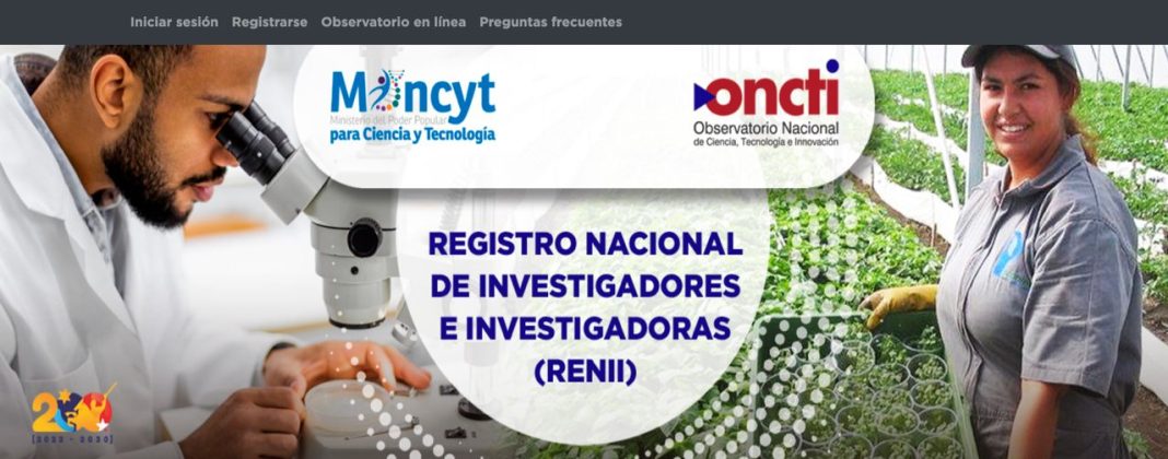 Registro Nacional de Investigadores e investigadoras (ReNII)