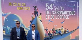 Venezuela-Francia-viceministro Freddy Borges Flores- 54 Feria Internacional de la Aereonáutica y Espacio