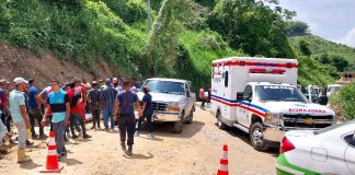 deslizamiento-carretera vieja Charallave-Caracas-dos fallecidos