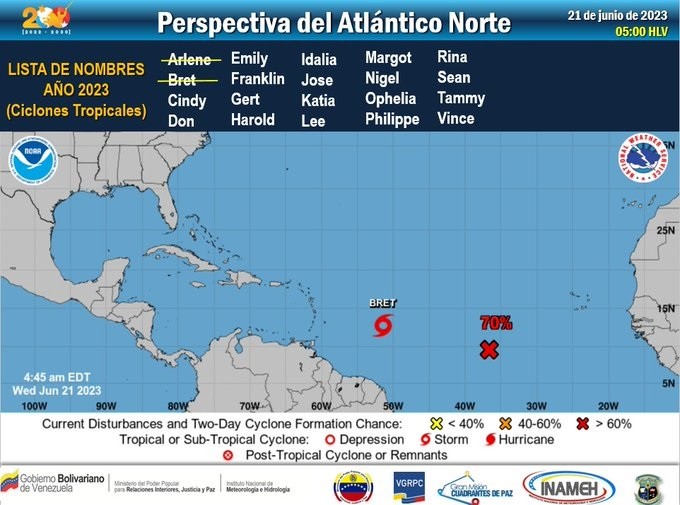 inameh Las lluvias continuarán