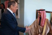 Cancilleres de Rusia y Arabia Saudita