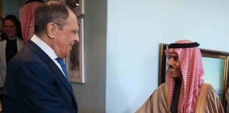 Cancilleres de Rusia y Arabia Saudita