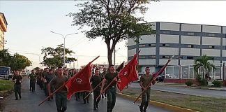 FANB-tributo a Chávez-trote militar