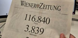 ¡El más antiguo del mundo! Periódico Wiener Zeitung publicó última edición impresa tras 320 años