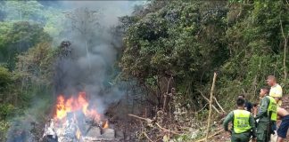 VIDEOS: Se estrella un avión Sukhoi de la FANB en Miranda durante ensayos para el 5 de Julio avión Sukhoi de la FANB