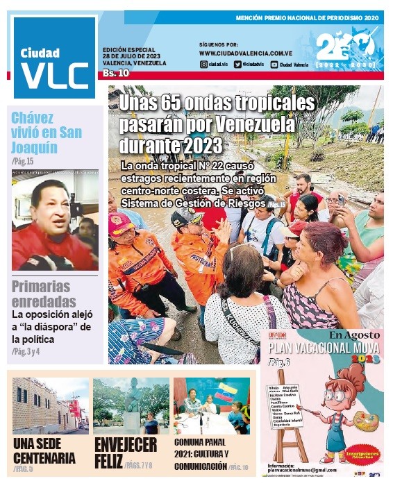 Circula impresa una edición especial de Ciudad Valencia ¡Descarga su versión digital!
