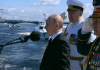 Presidente Putin lideró desfile de la Armada rusa