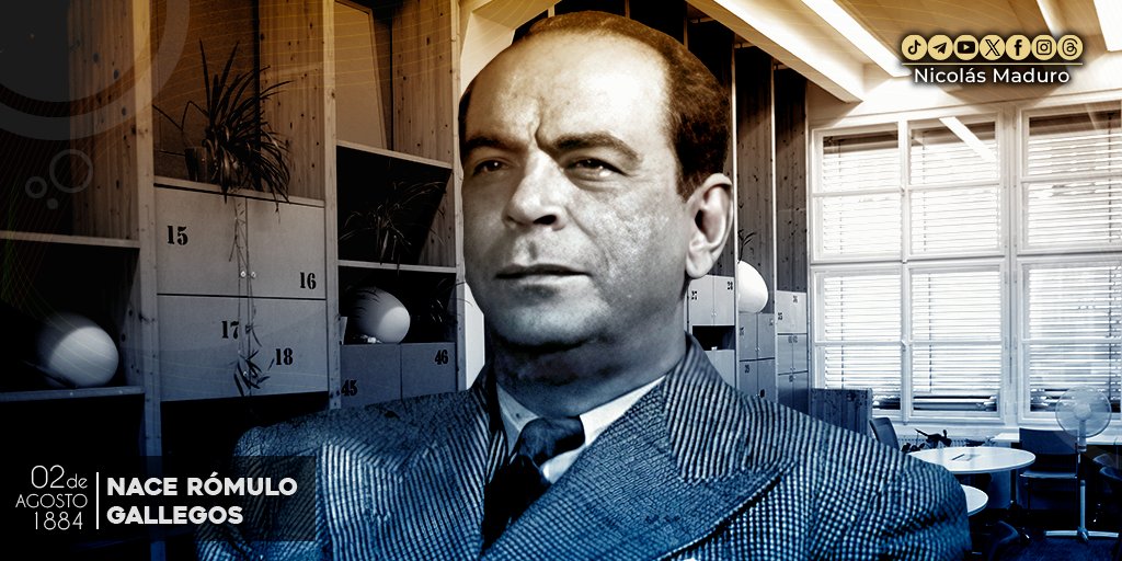 Rómulo Gallegos-139 años-Maduro Rómulo Gallegos-139 años-Maduro