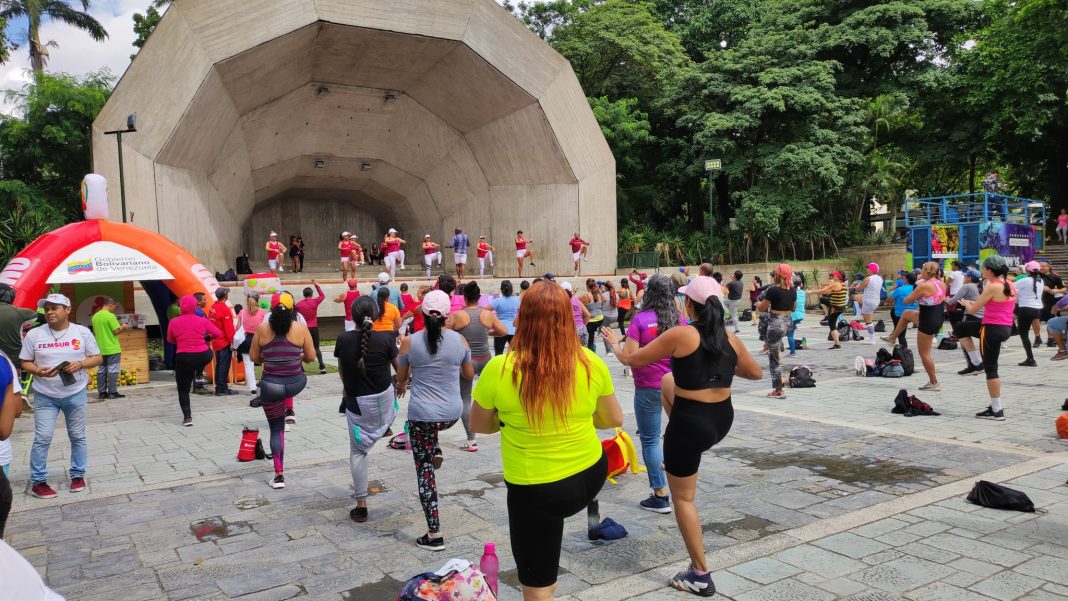 Semana Mundial de la Lactancia Materna-Caracas-bailoterapia
