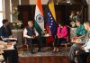 Vicepresidenta Delcy Rodríguez se reunió con Canciller de La India Vicepresidenta Delcy Rodríguez-canciller de la India 2