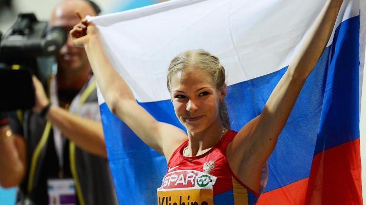 atleta rusa La atleta rusa en salto, Daria Klíxina (Foto: AFP)