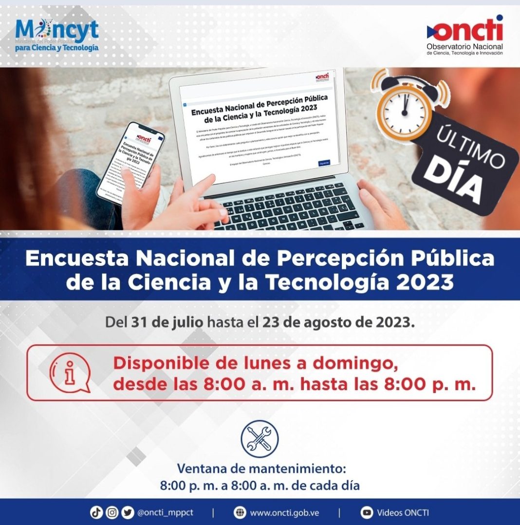 encuesta nacional-ciencia y tecnología