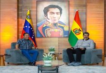 Mandatarios de Venezuela y Bolivia
