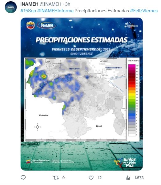 Inameh-lluvias-viernes 15 de septiembre