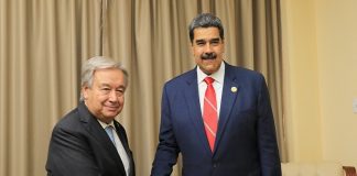 Pdte. Maduro y secretario general de la ONU