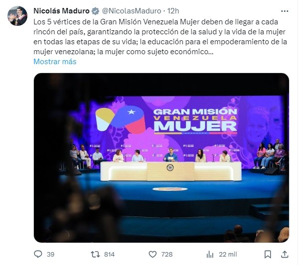Gran Misión Venezuela Mujer 2