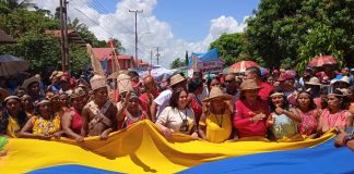 Waraos se movilizaron en resistencia en Delta Amacuro