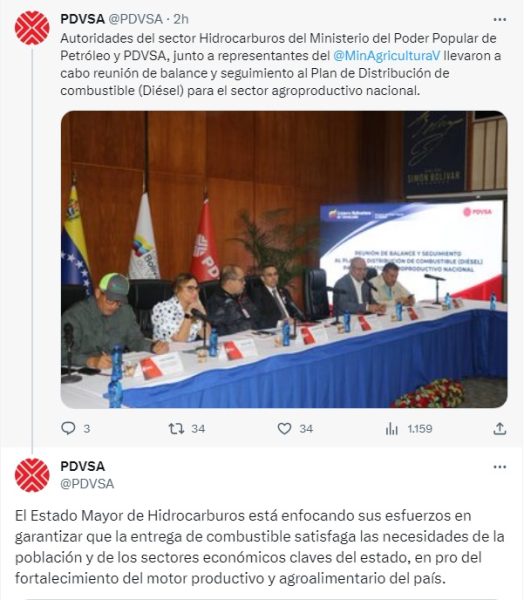 PDVSA-sistema de distribución-diesel