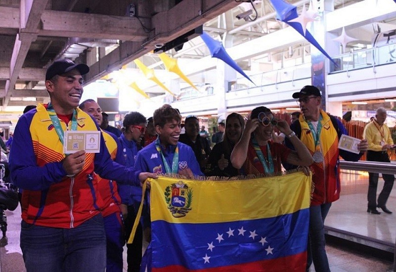 atletas Primeros deportistas venezolanos