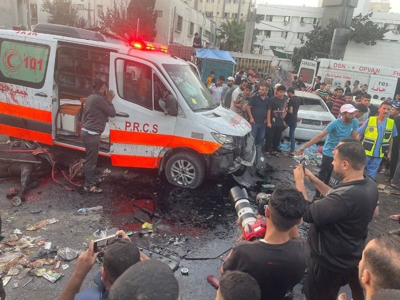 ATAQUE Masacre contra convoy de ambulancias