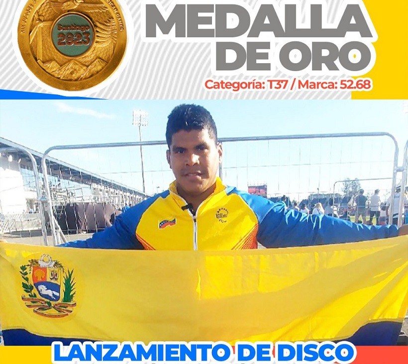 Edwars Valera-lanzamiento de disco-Parapanamericano-oro 2 Edwars Valera-lanzamiento de disco-Parapanamericano-oro 2