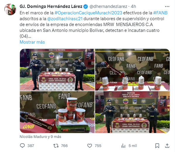 FANB-incautación-marihuana-Táchira-MRW