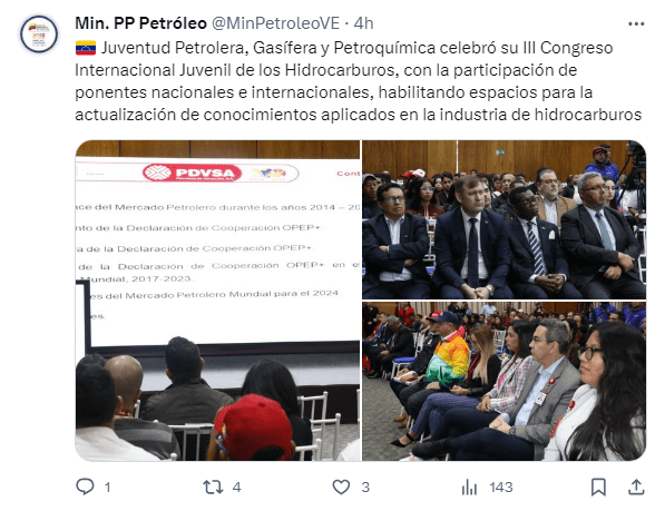 Min. PP Petróleo-juventud petrolera