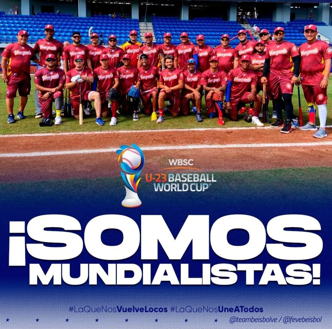 Mundial-selección sub 23-beisbol-Venezuela