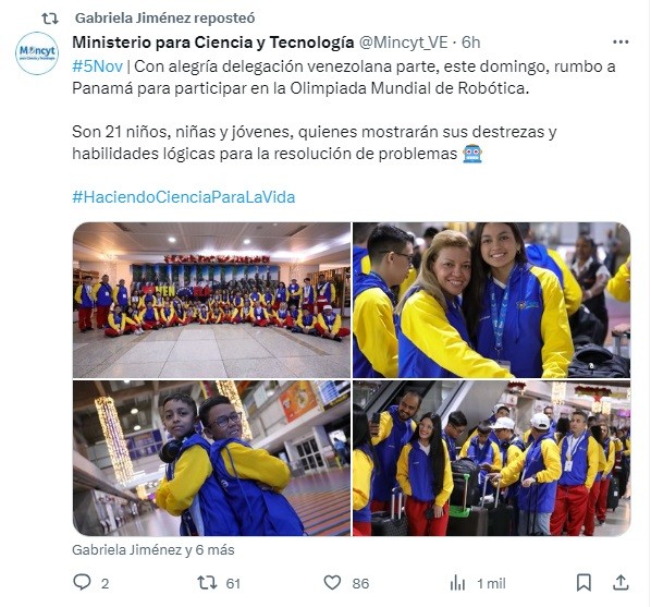 Olimpiada Mundial de Robótica-delegación venezolana-Panamá-X