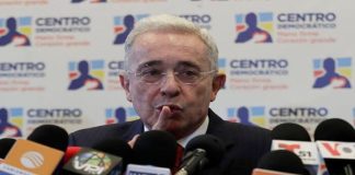 expresidente colombiano Álvaro Uribe