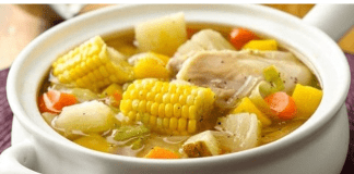 El hervido de gallina