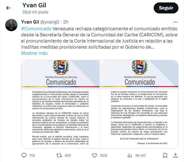 Caricom-Venezuela-rechazo-Esequivo-CIJ-X