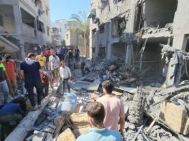 Gaza-campo de refugiados de Nuseirat-Israel