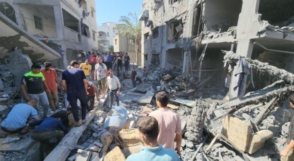 Gaza-campo de refugiados de Nuseirat-Israel Gaza-campo de refugiados de Nuseirat-Israel