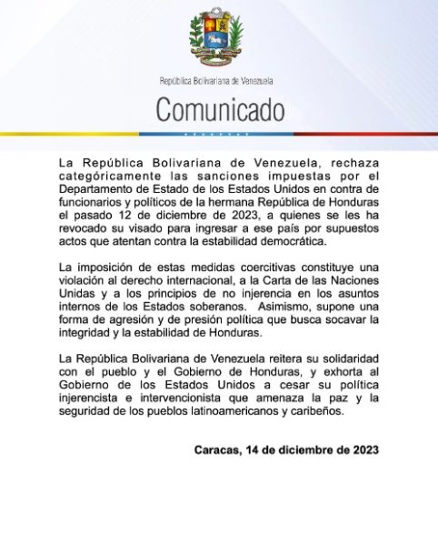 comunicado