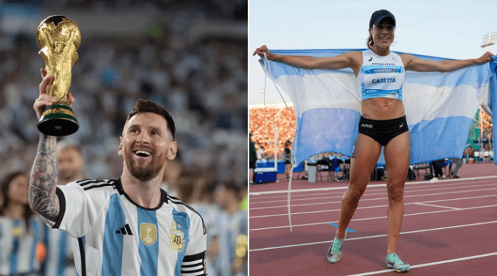 Messi y Cassetta reciben y celebran premios Olimpia de Oro