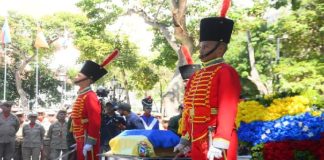 Restos mortales del General Sifontes llegan al Panteón Nacional