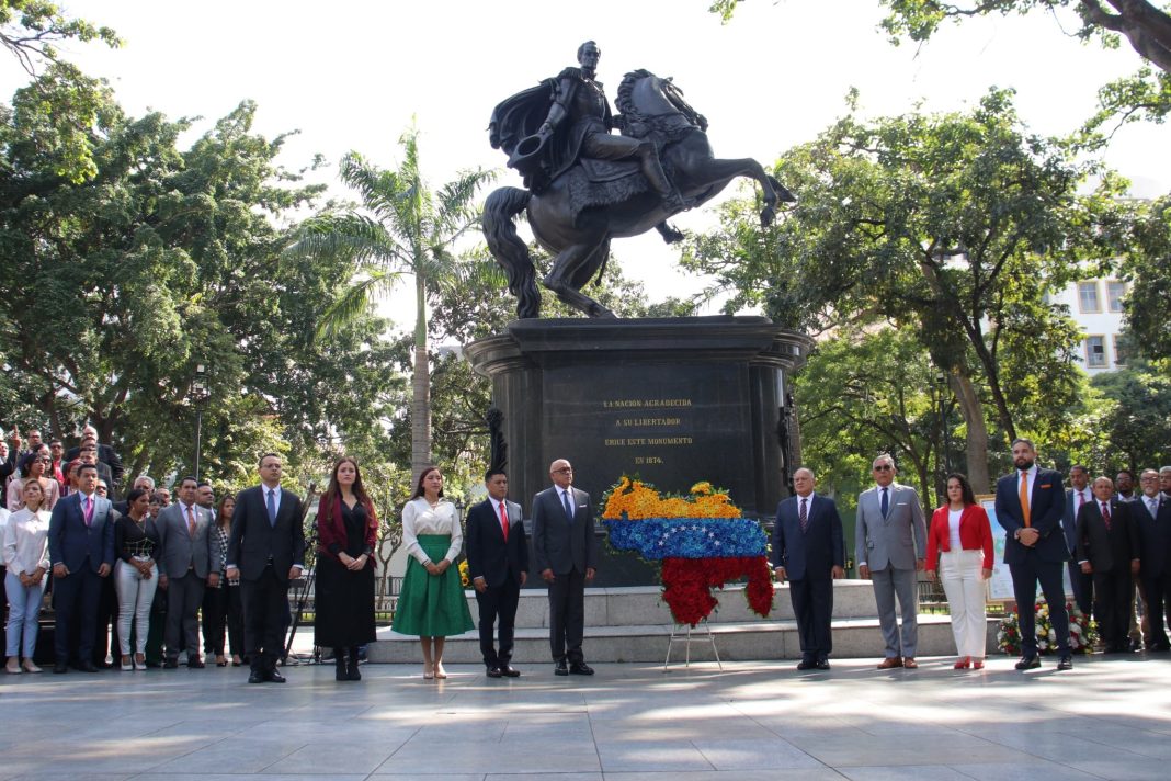 Diputados Asamblea Nacional - Ofrenda Floral