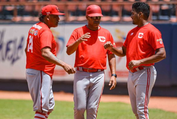 Henry Blanco, Tomás Pérez y Jermaine Palacios.