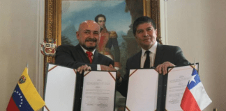 Venezuela y Chile firman convenio para luchar contra delincuencia organizada