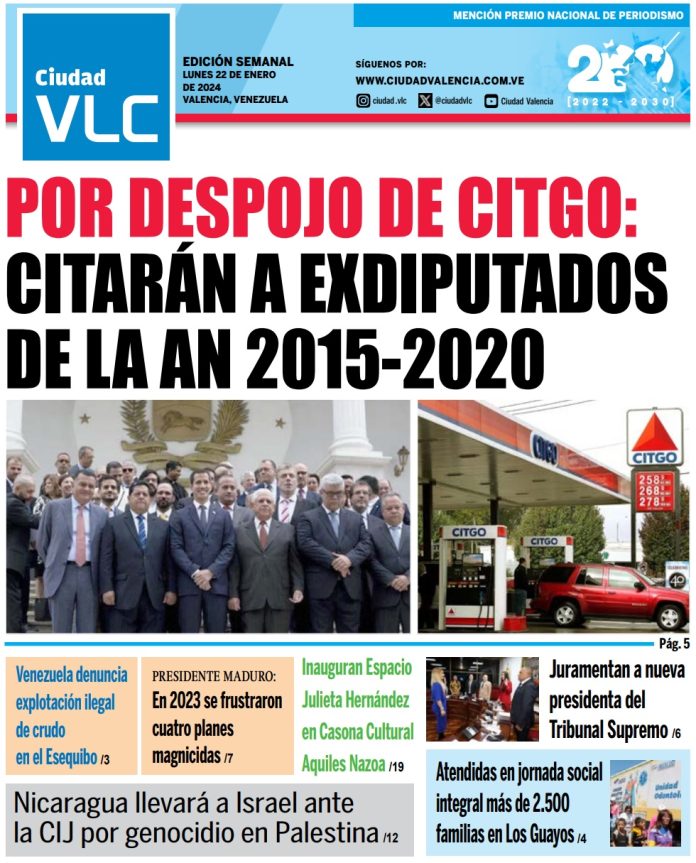 La edición semanal del 22 de enero