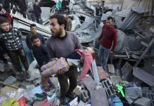 catástrofe humanitaria en Rafah Gaza