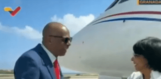Vicepresidenta Rodríguez arriba a Granada