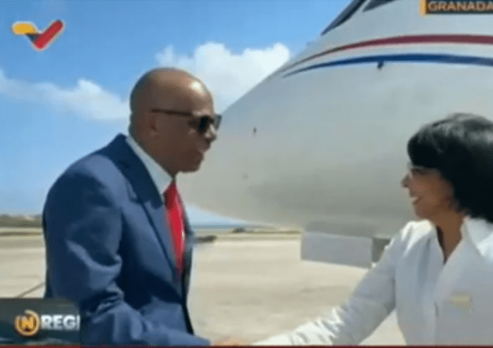 Vicepresidenta Rodríguez arriba a Granada