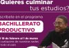 Inces abre inscripciones para Bachillerato Productivo