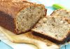 Panqué de plátano y avena