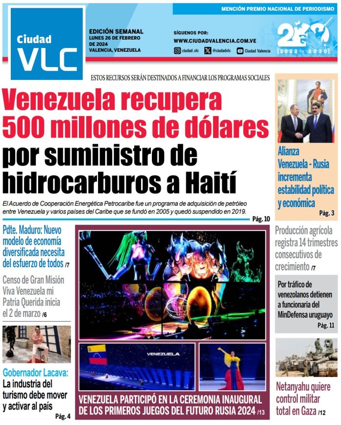 la edición semanal del 26 de febrero