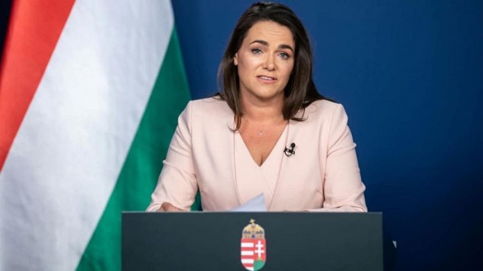 presidenta de Hungría Katalin Novák