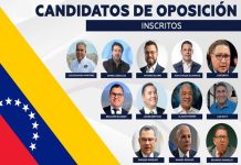 Candidatos de oposición