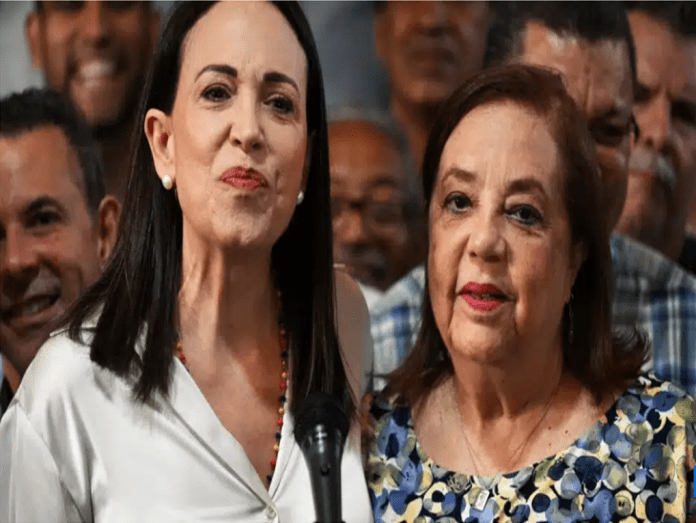 María Corina Machado anuncia que Corina Yoris será su sustituta